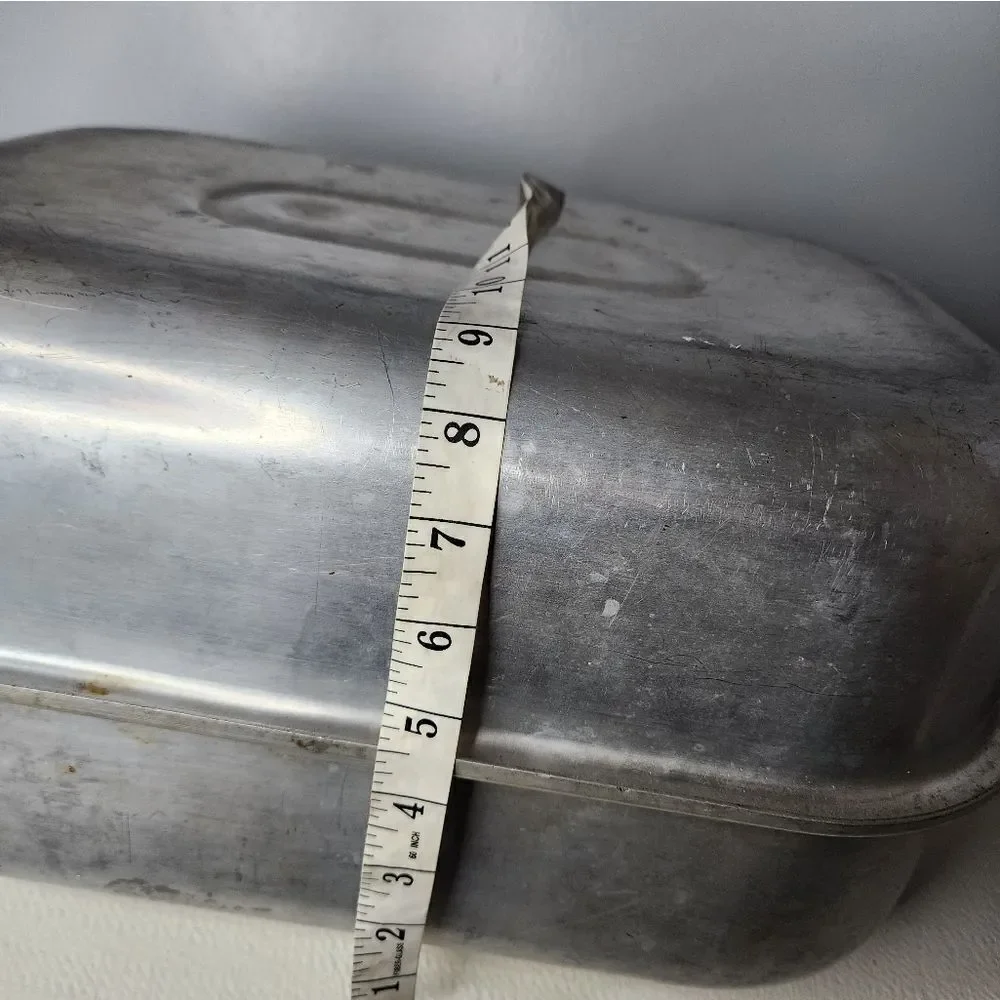 Antique Aluminum Royal Chef Poulsen Nardon Lidded Roaster No. 125 Los Angeles CA